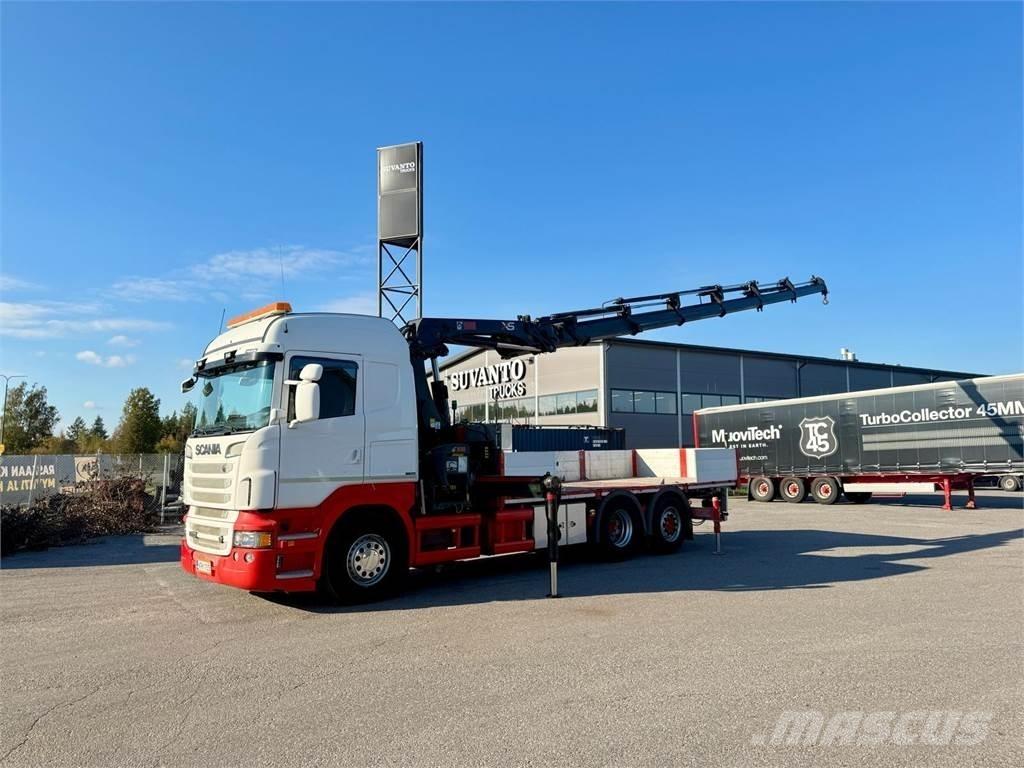 Scania R 500 Smagās mašīnas ar celtni