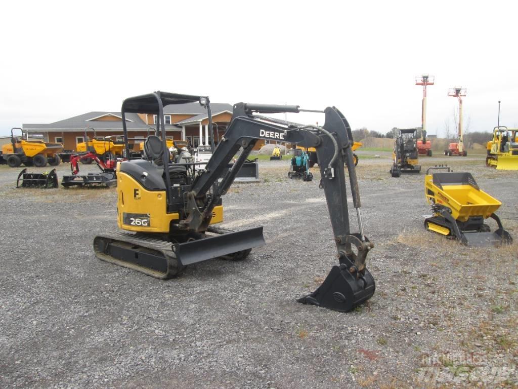 John Deere 26G Mini ekskavatori < 7 t