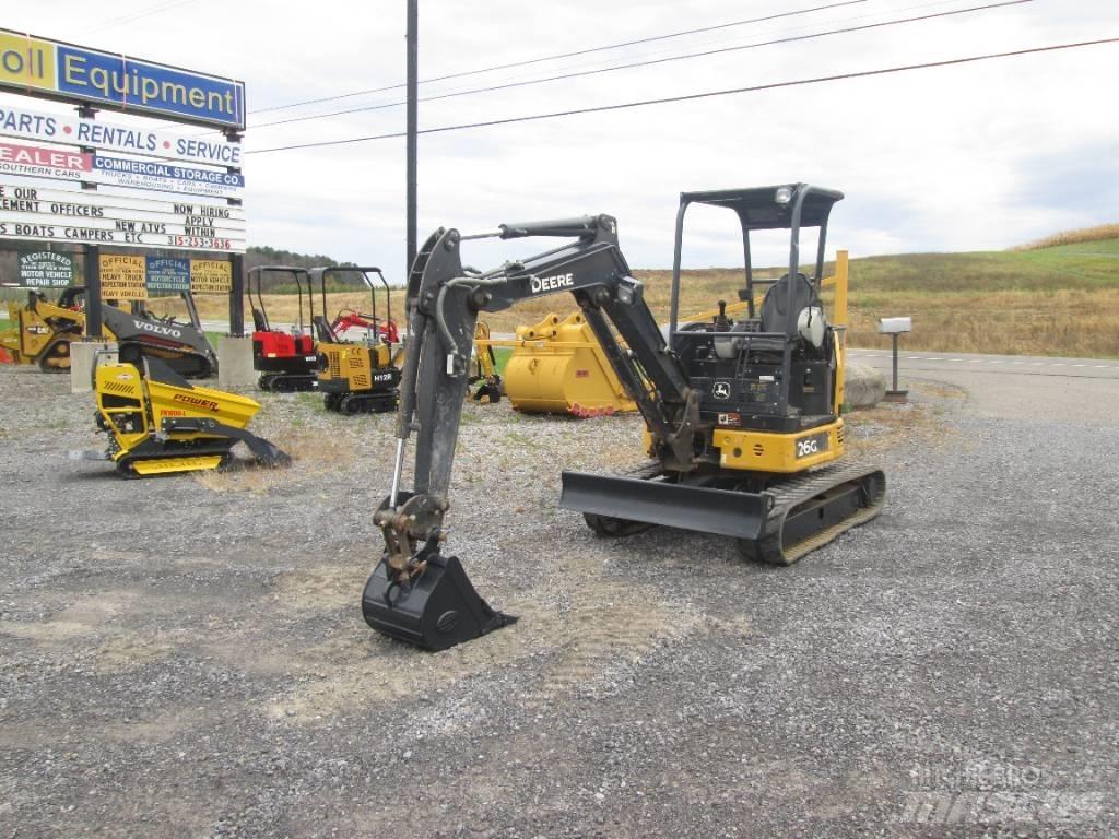 John Deere 26G Mini ekskavatori < 7 t