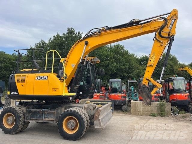 JCB JS 145 W Ekskavatori uz riteņiem