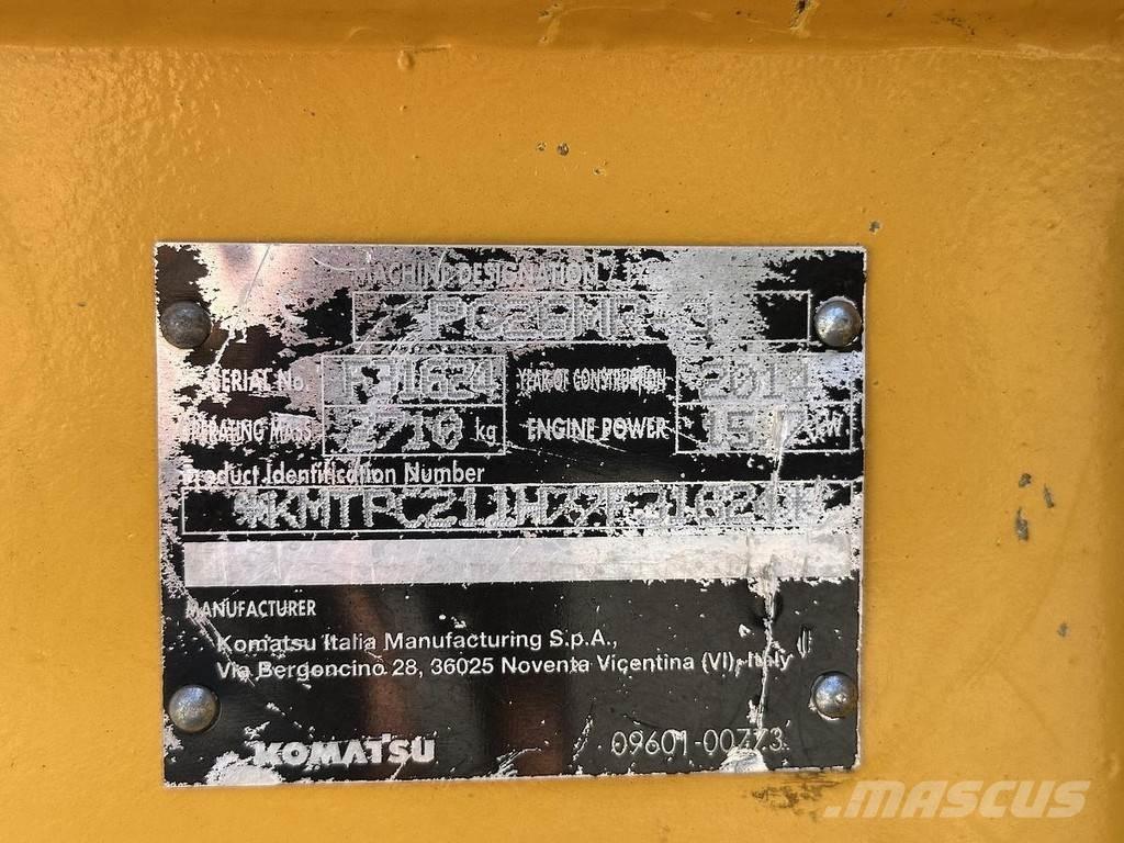 Komatsu PC26MR-3 Mini ekskavatori < 7 t
