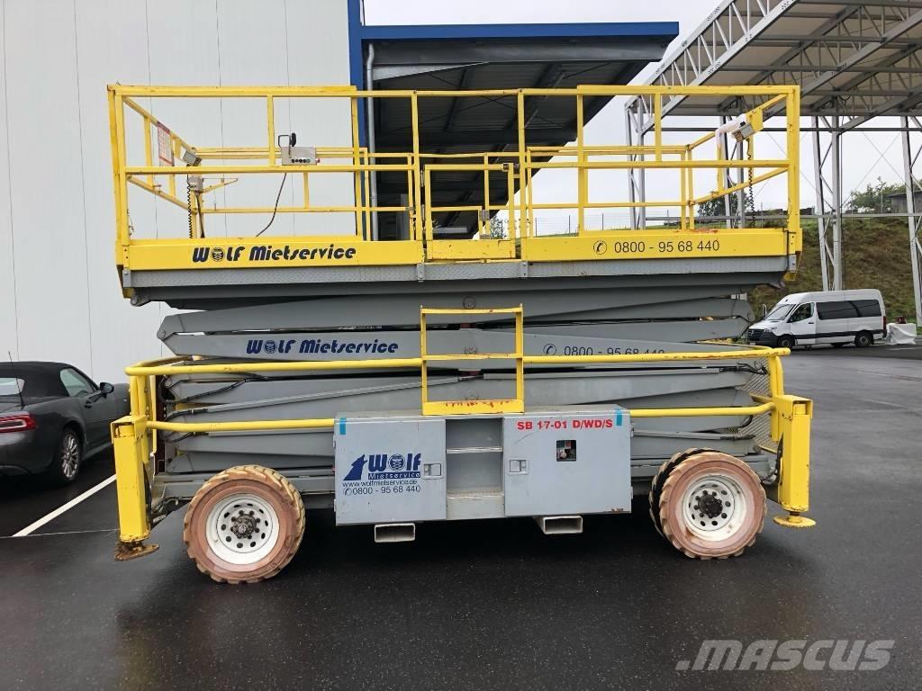 SkyJack SJ 9250 RT Šķerveida pacēlāji