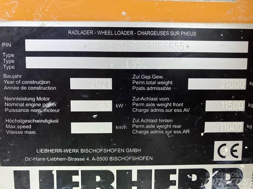 Liebherr L550 Xpower Iekrāvēji uz riteņiem