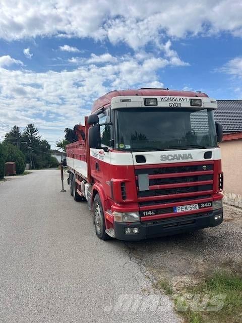 Scania R 114 Smagās mašīnas ar celtni
