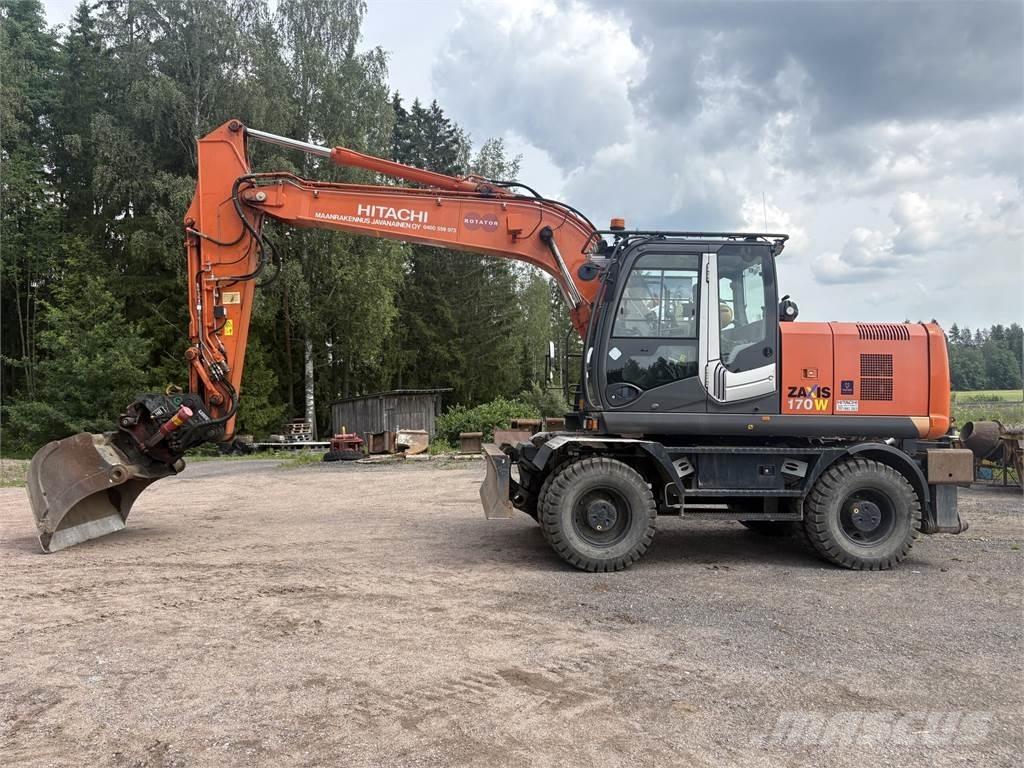 Hitachi ZX170W-3 Ekskavatori uz riteņiem
