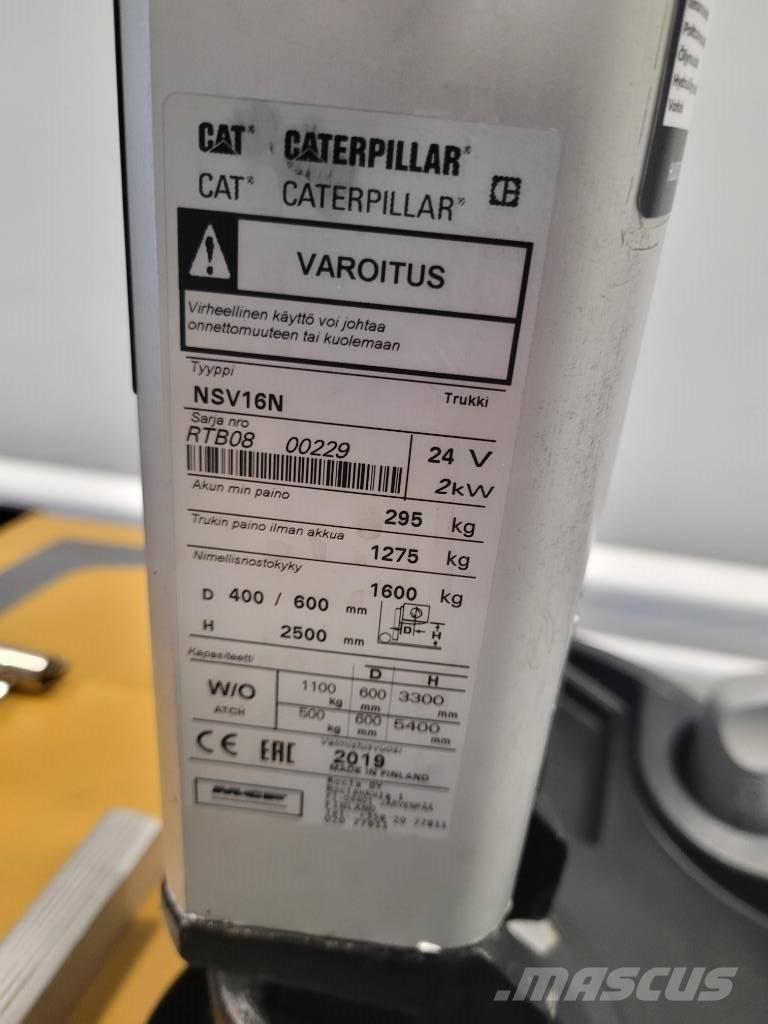 CAT NSV 16N ( MYYTY ) Pašgājēji krautnētāji