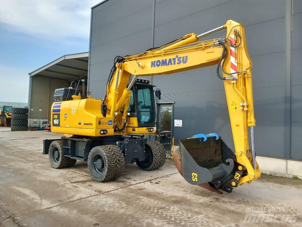 Komatsu PW160-11E0 Ekskavatori uz riteņiem