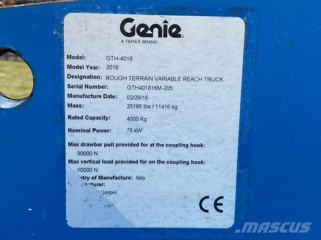 Genie GTH- 4018 Teleskopiskie manipulatori