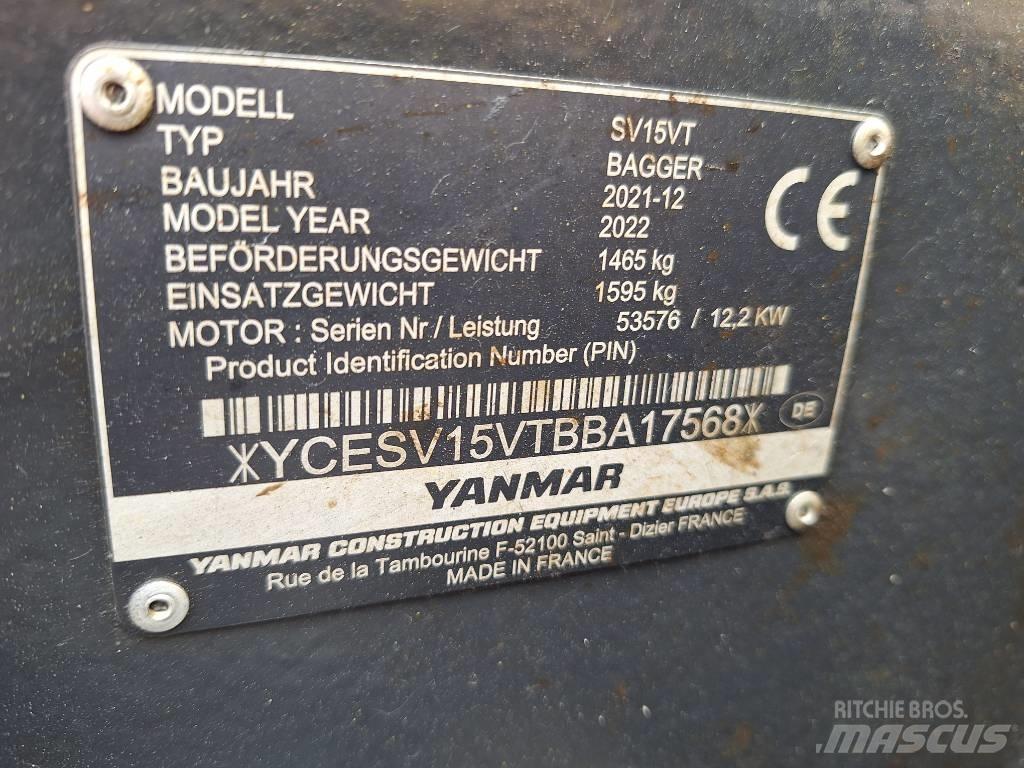 Yanmar SV 15 Mini ekskavatori < 7 t