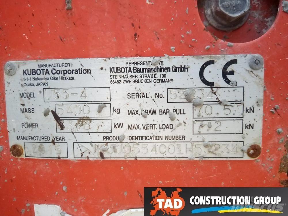 Kubota U 55-4 Mini ekskavatori < 7 t