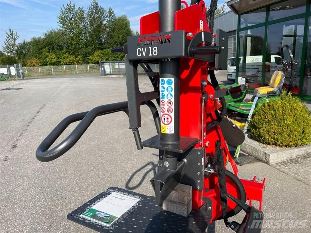 Krpan CV 18 K PRO Koka šķēlēji, frēzes, šķeldotāji