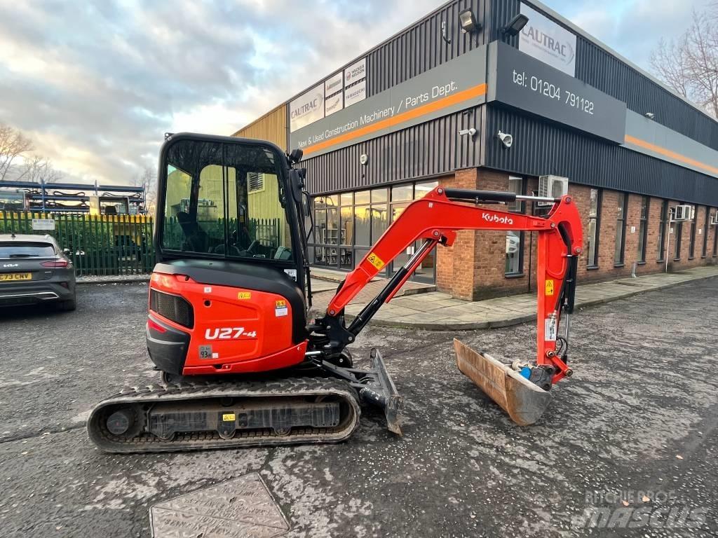 Kubota U 27-4 Kāpurķēžu ekskavatori
