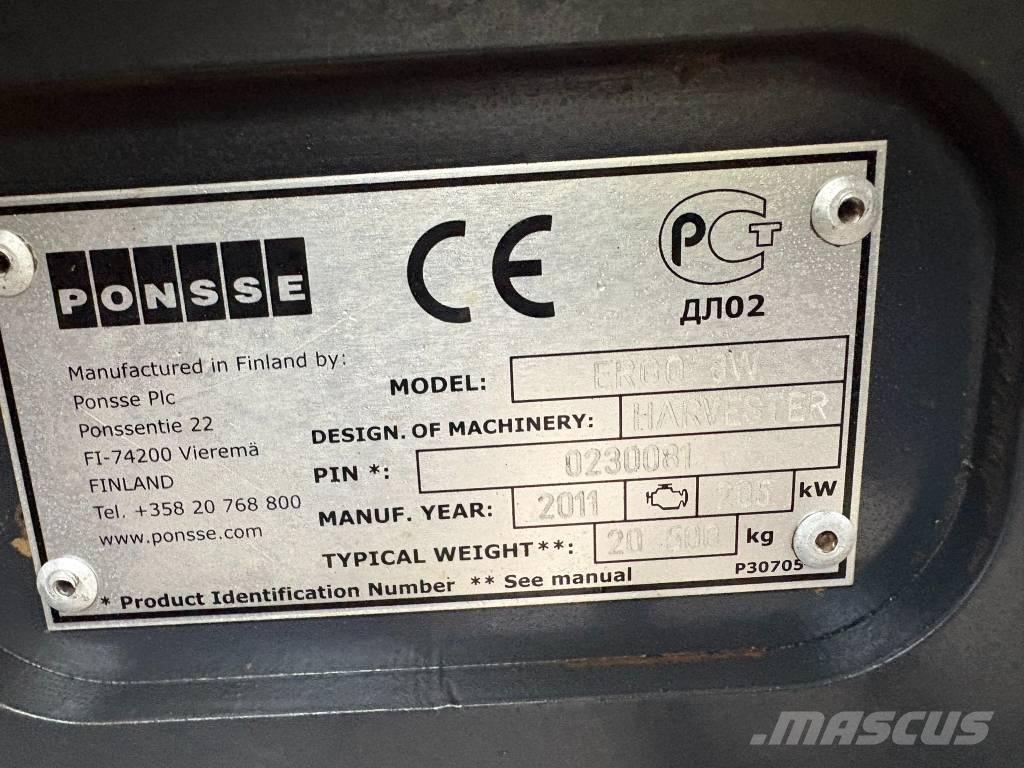 Ponsse Ergo 8W Harvesteri