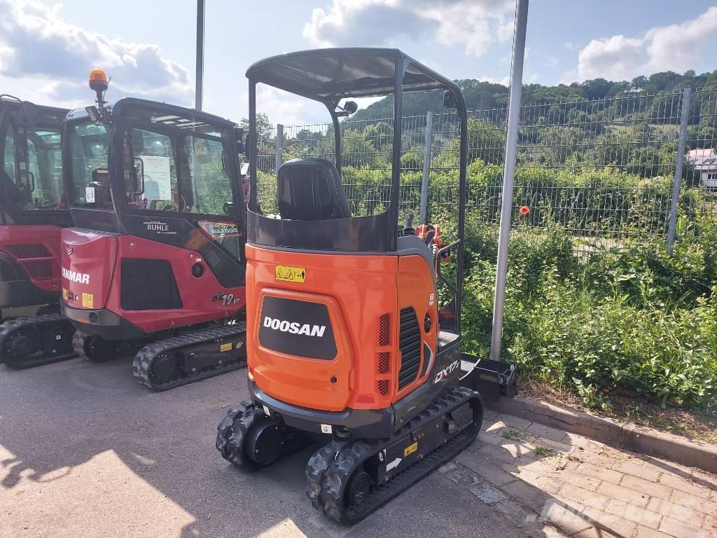 Doosan DX 17 Mini ekskavatori < 7 t