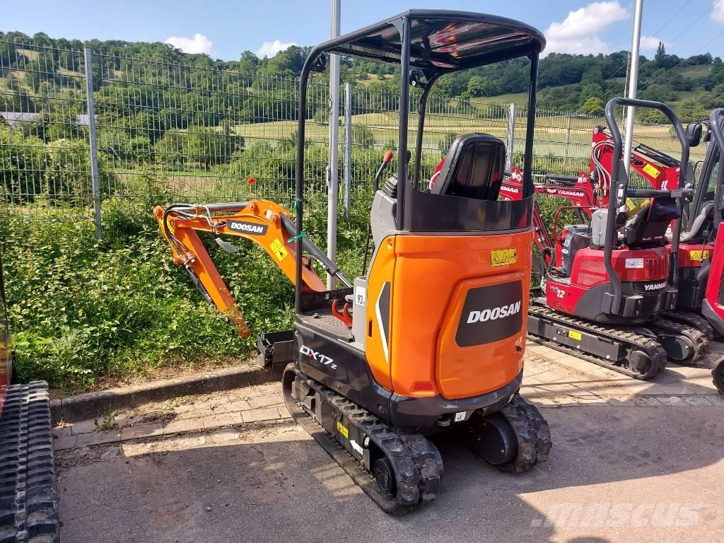 Doosan DX 17 Mini ekskavatori < 7 t