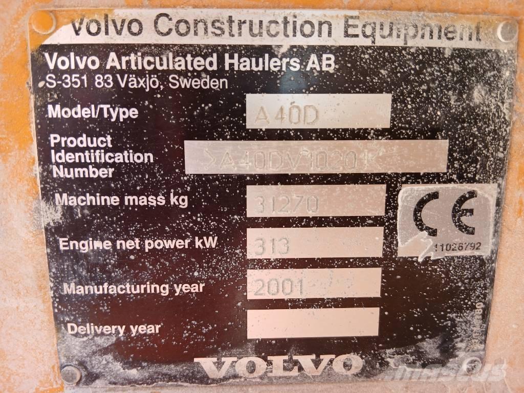 Volvo A 40 D Artikulētie pašizgāzēji