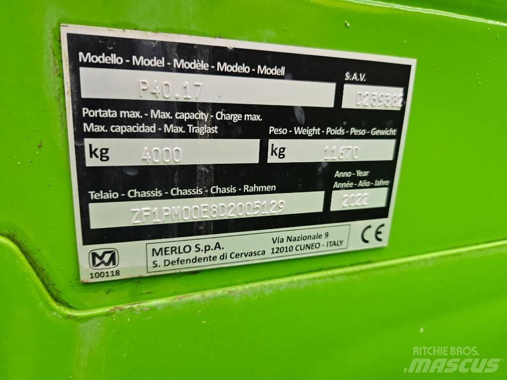 Merlo P 40.17 Teleskopiskie manipulatori