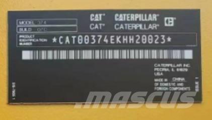 CAT 374 Kāpurķēžu ekskavatori