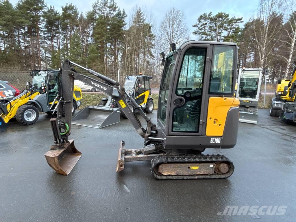 Volvo EC18 D Mini ekskavatori < 7 t