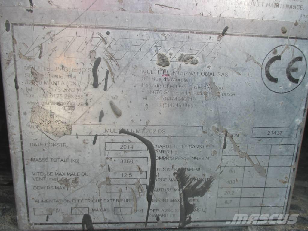 Multitel MT 202 DS Pacēlāji uz automašīnas bāzes