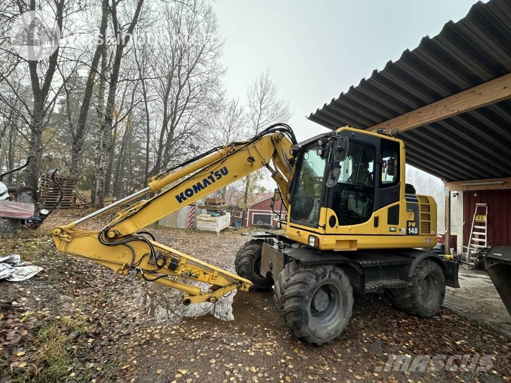 Komatsu PW 148-8 Ekskavatori uz riteņiem