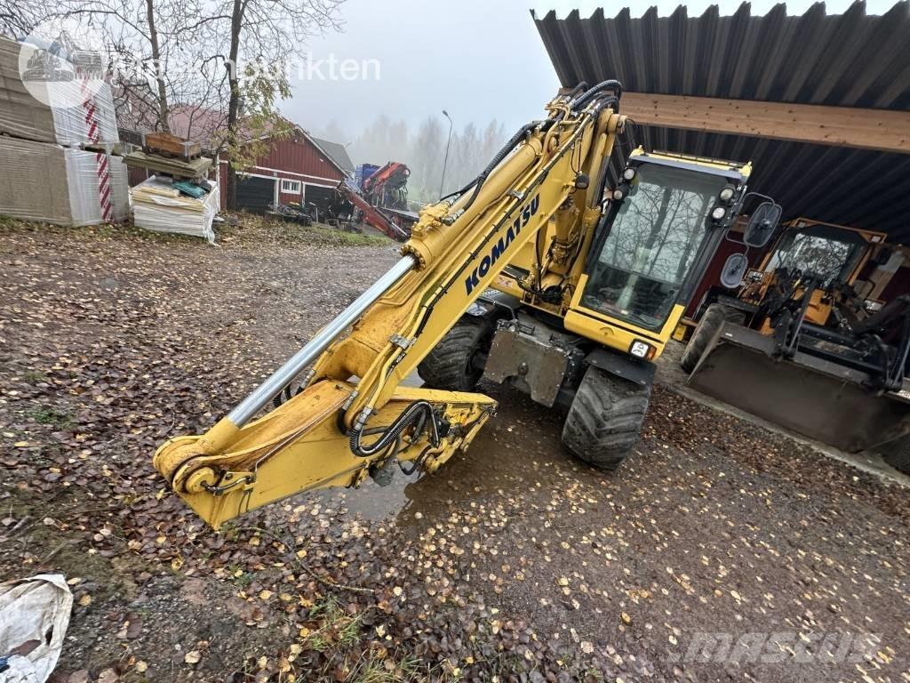 Komatsu PW 148-8 Ekskavatori uz riteņiem