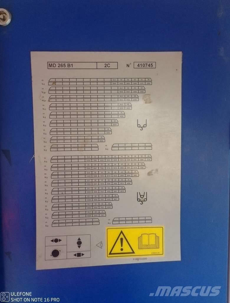 Potain MD265B1-J10 Torņa krāni
