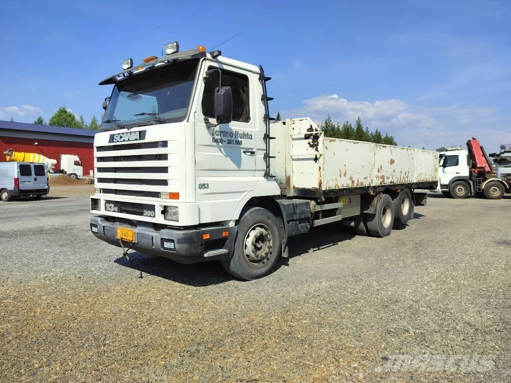 Scania 113 H 360 Platformas/izkraušana no sāniem