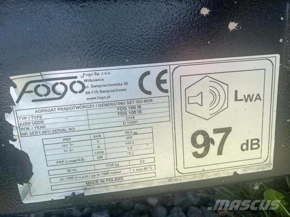 Fogo Iveco 100 KVA Dīzeļģeneratori