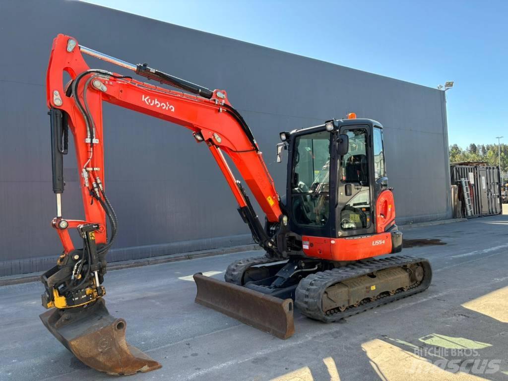  *SOLD* Kubota U 55-4 Mini ekskavatori < 7 t