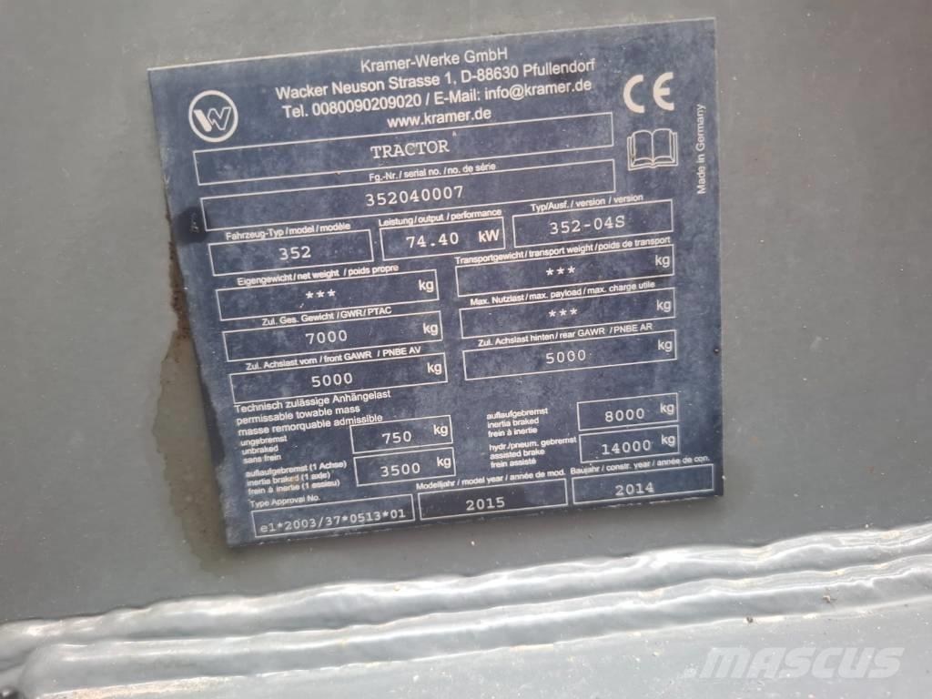 Kramer 8115 Iekrāvēji uz riteņiem