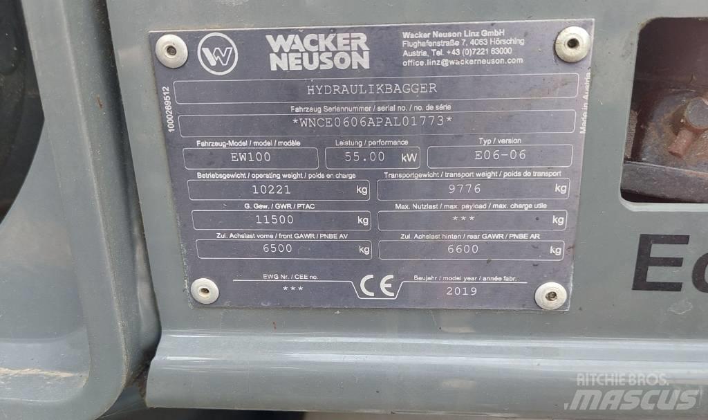 Wacker Neuson EW100 Ekskavatori uz riteņiem