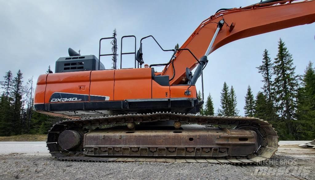 Doosan DX 340 LC Kāpurķēžu ekskavatori