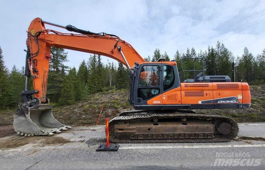 Doosan DX 340 LC Kāpurķēžu ekskavatori