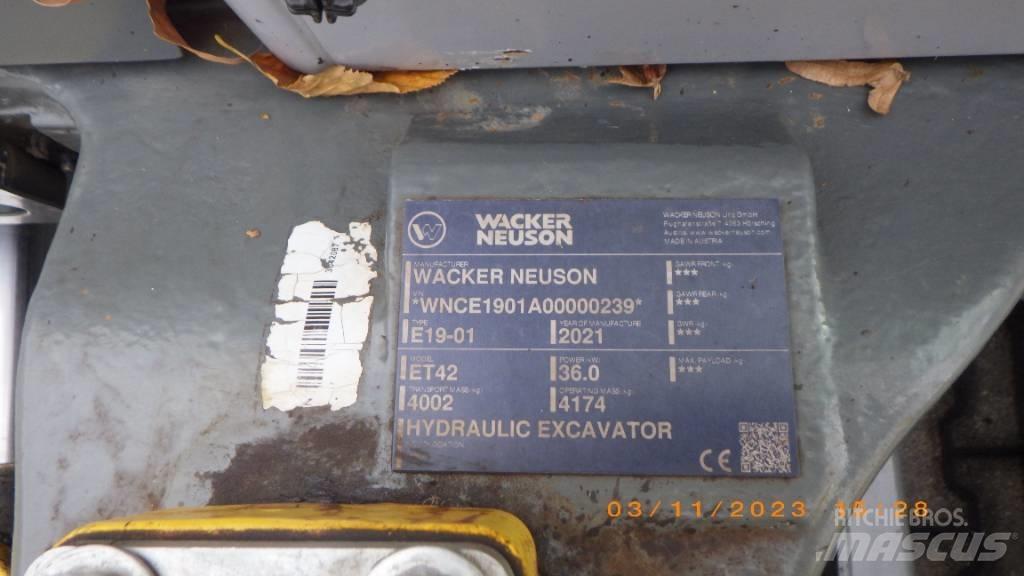 Wacker Neuson ET42 Kāpurķēžu ekskavatori
