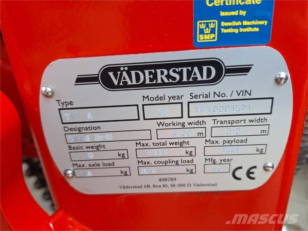 Väderstad TPT-6 Sējmašīnas