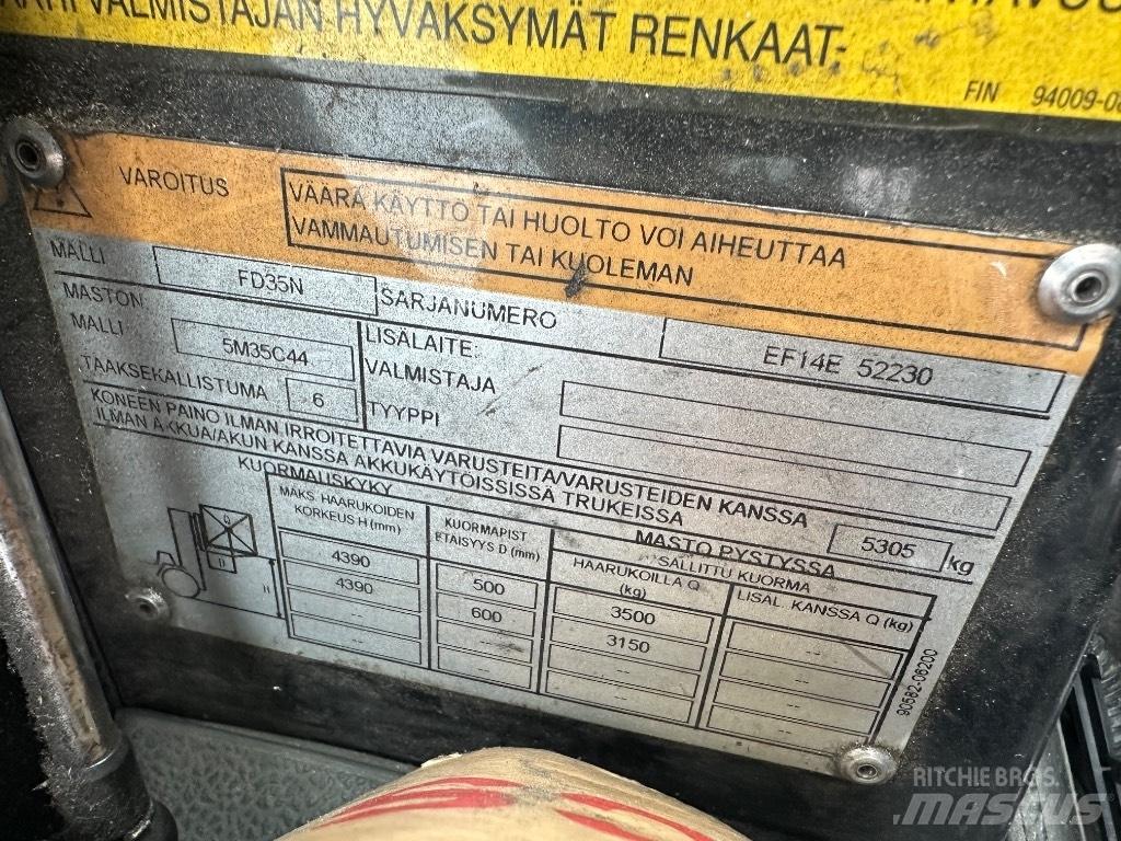Mitsubishi FD 35 N Tehnika ar dīzeļa dzinēju