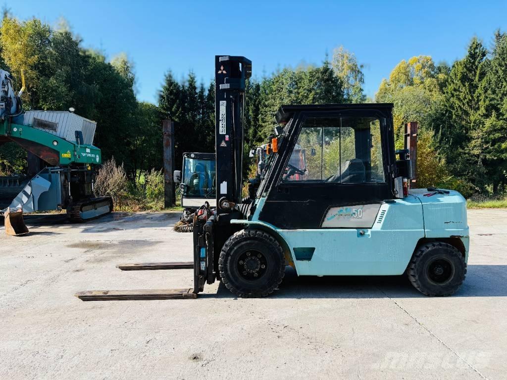 Mitsubishi FD500 Tehnika ar dīzeļa dzinēju