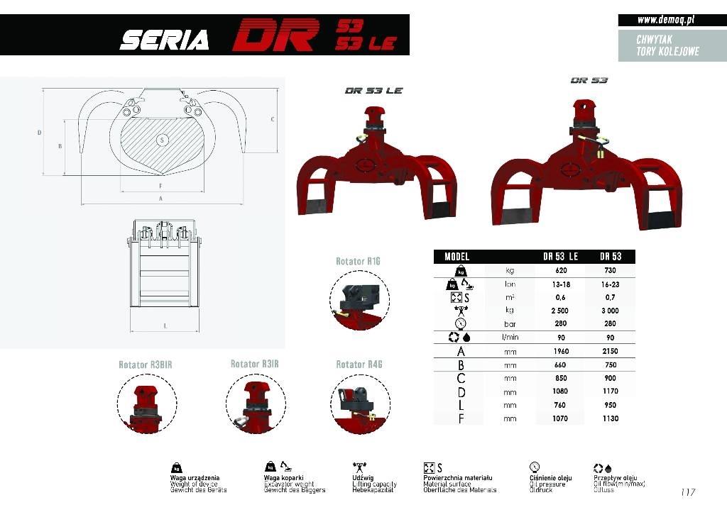  DEMOQ DR53 Pašgrābji