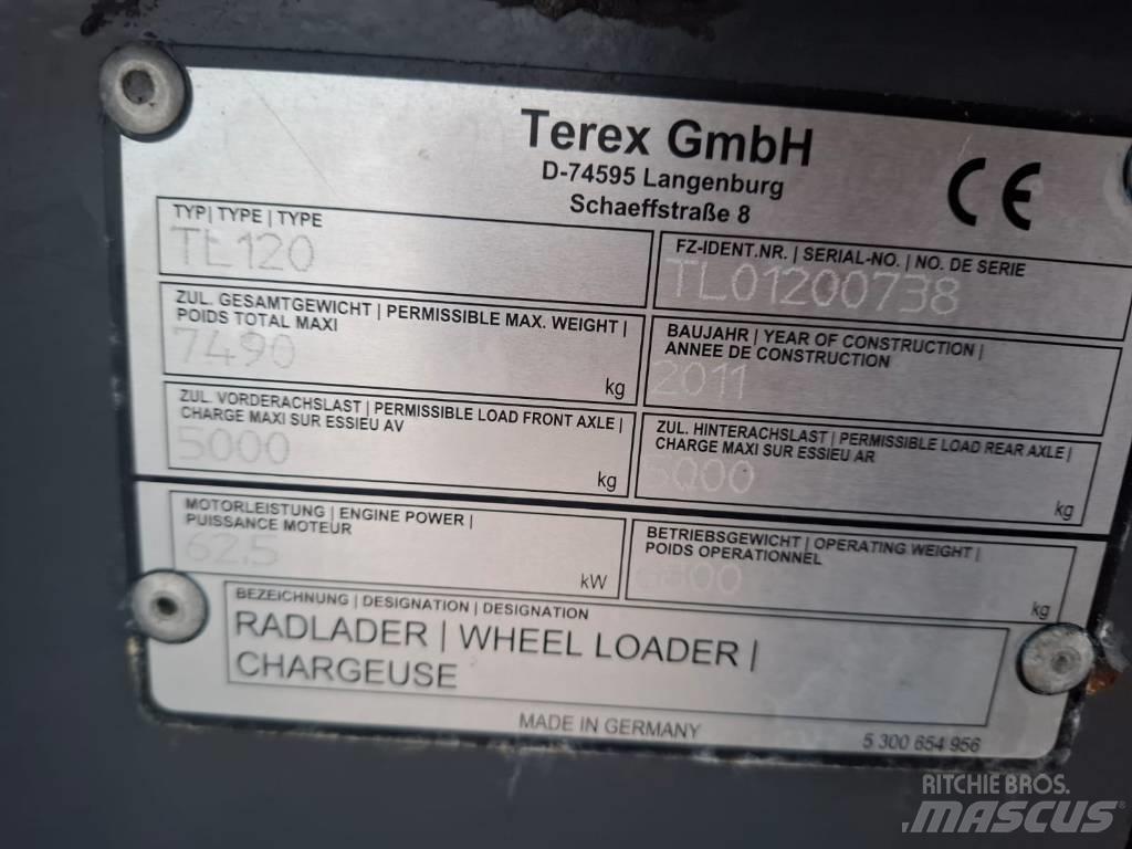 Terex TL 120 Iekrāvēji uz riteņiem