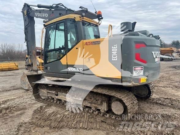 Volvo EC140EL Kāpurķēžu ekskavatori