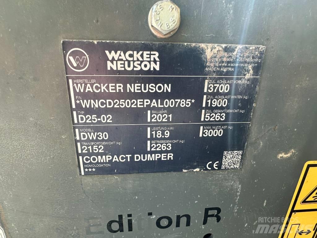 Wacker Neuson DW 30 Mini pašizgāzēji