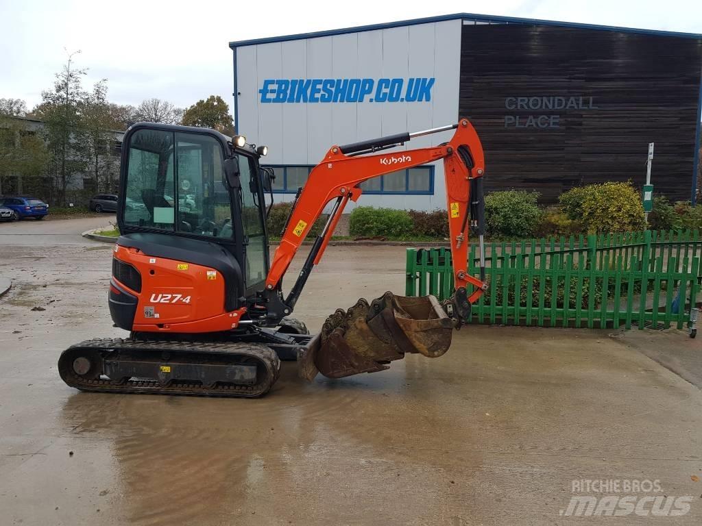 Kubota U27-4 Mini ekskavatori < 7 t
