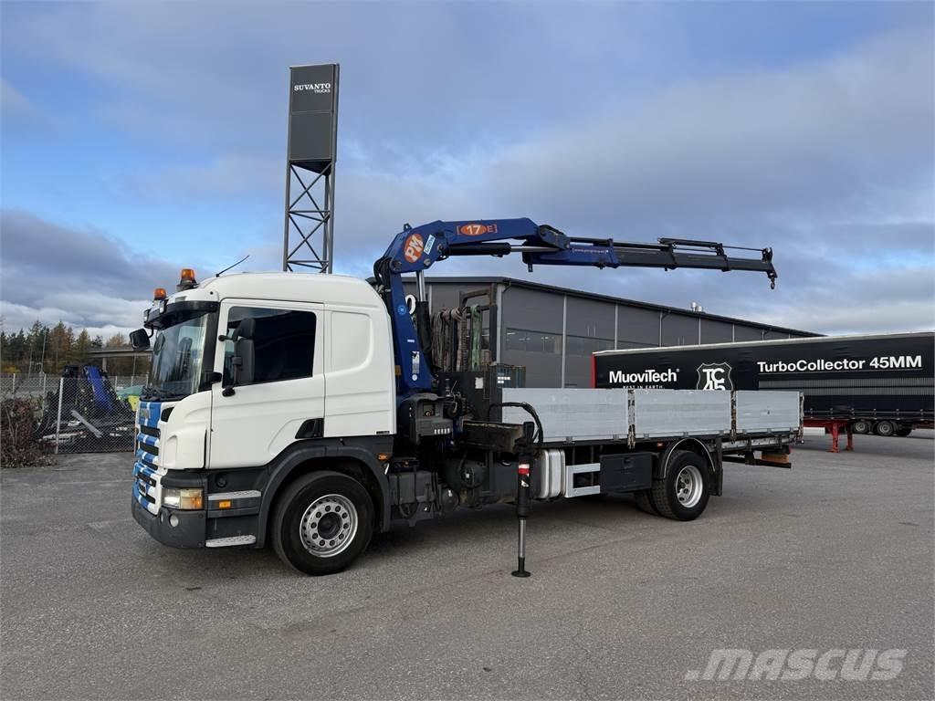 Scania P270 4X2 Smagās mašīnas ar celtni