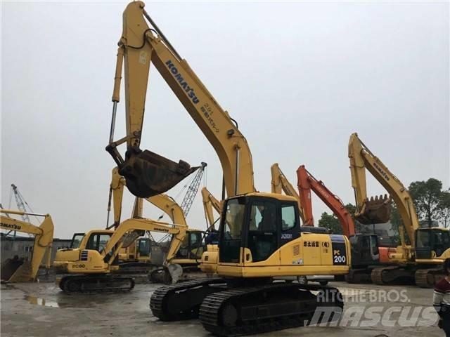 Komatsu pc200-7 Kāpurķēžu ekskavatori