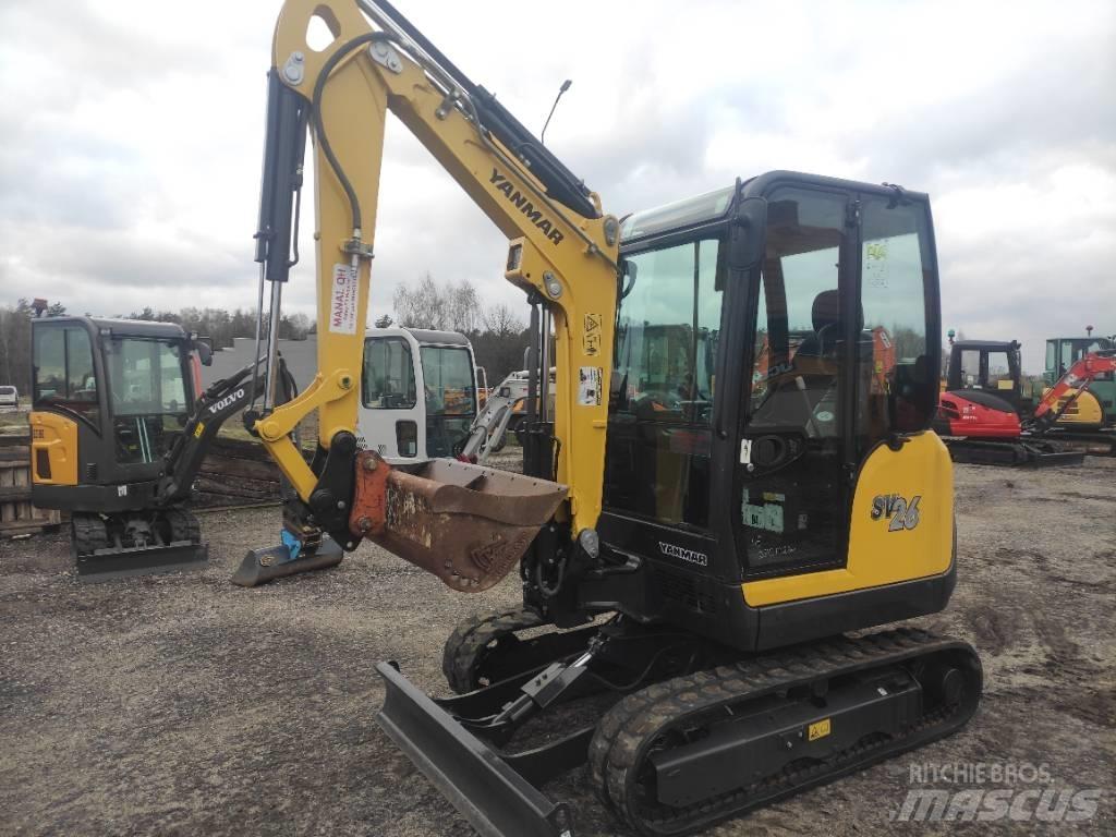 Yanmar SV 26 2017r Mini ekskavatori < 7 t