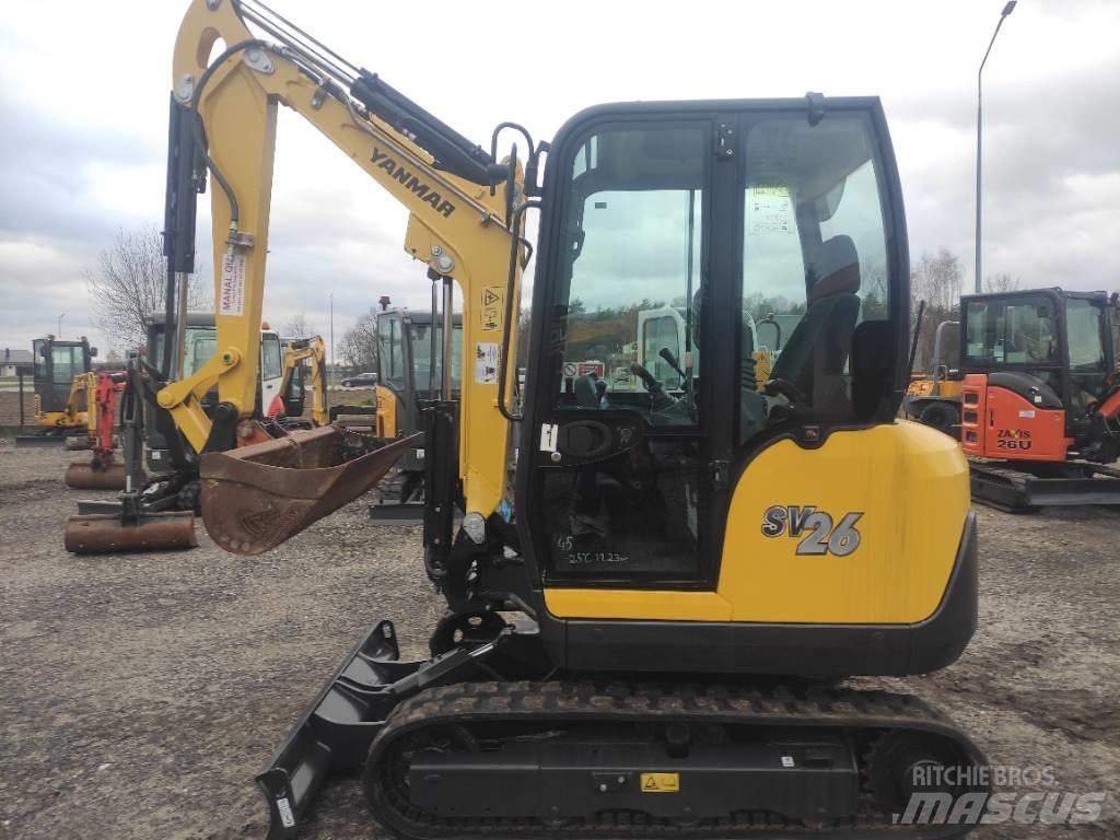 Yanmar SV 26 2017r Mini ekskavatori < 7 t