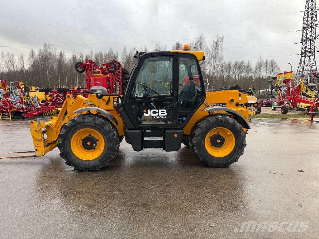 JCB 531-70 Agri Lauksaimniecības pacēlāji