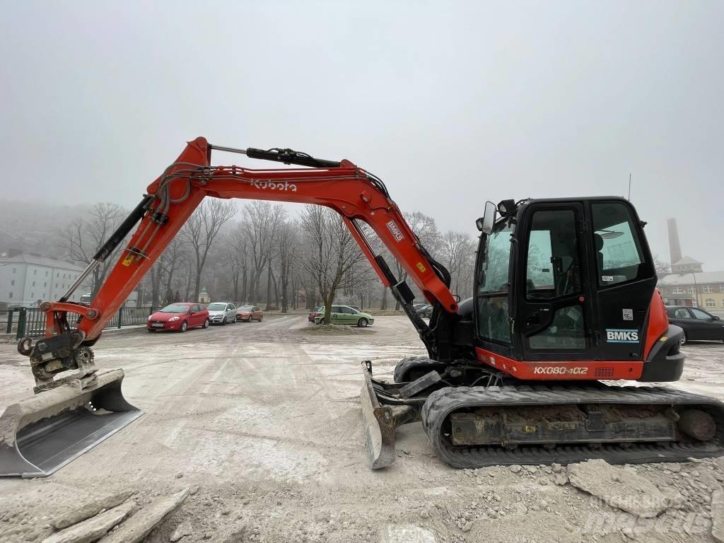 Kubota KX 080-4a2 Vidēja lieluma ekskavatori 7 t - 12 t