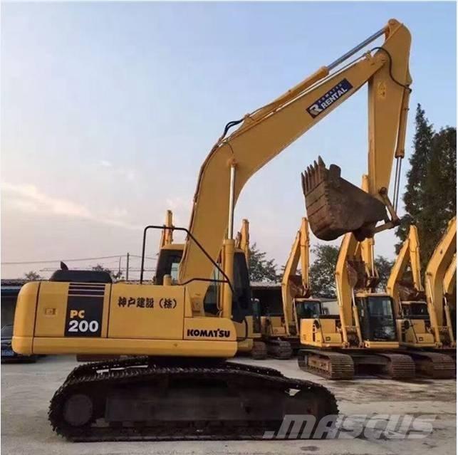 Komatsu pc200-7 Kāpurķēžu ekskavatori